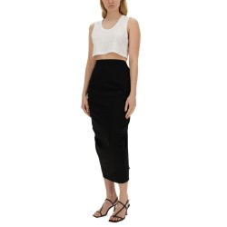 SKIRT WITH DRAPE