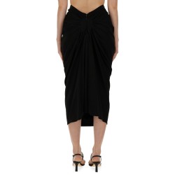 SKIRT WITH DRAPE