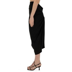 SKIRT WITH DRAPE