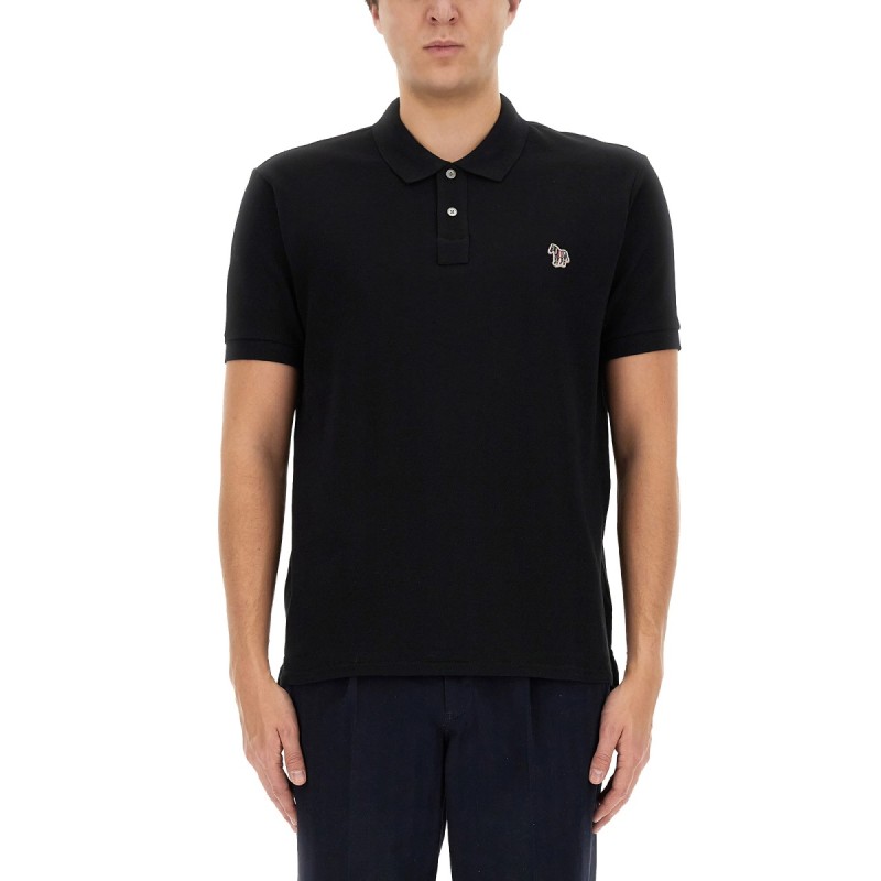 POLO WITH LOGO PATCH