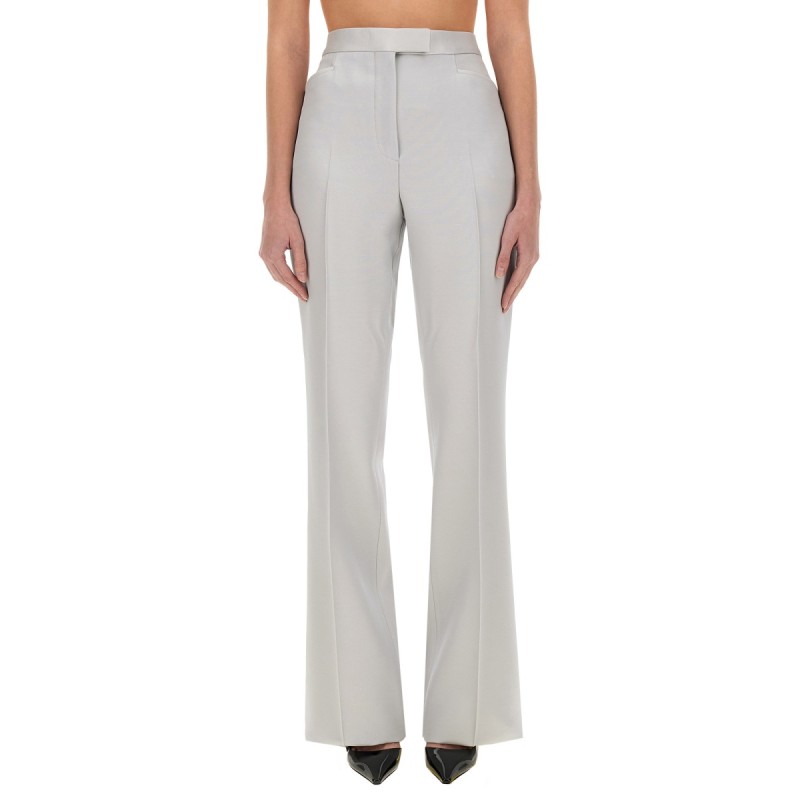 WIDE LEG TUXEDO TAILORED PANTS