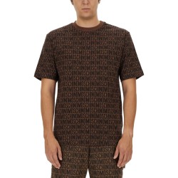 T-SHIRT WITH ALL OVER LOGO