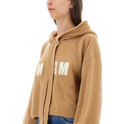 KNIT SWEATSHIRT WITH LOGO