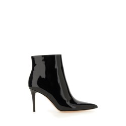 PATENT LEATHER ANKLE BOOT