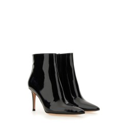 PATENT LEATHER ANKLE BOOT