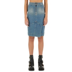 DENIM MIDI SKIRT