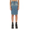 DENIM MIDI SKIRT