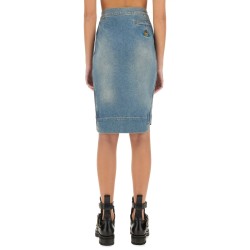 DENIM MIDI SKIRT