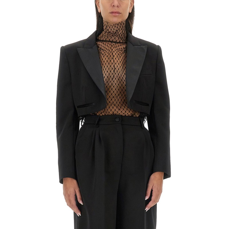 SPENCER WOOL GABARDINE TUXEDO