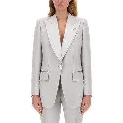 SINGLE-BREASTED TUXEDO JACKET "BIANCA"