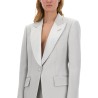 SINGLE-BREASTED TUXEDO JACKET "BIANCA"