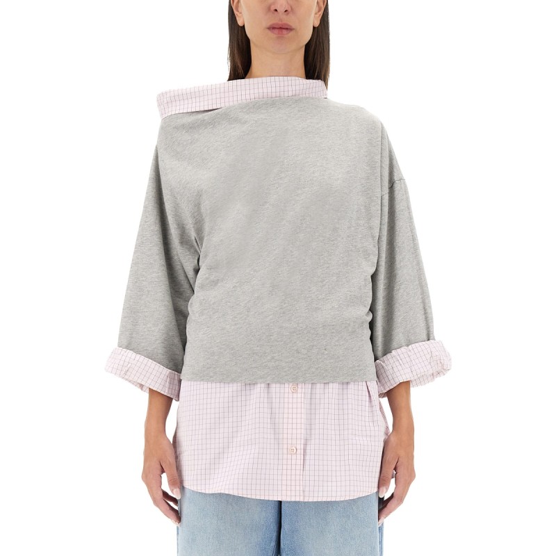 COTTON SHIRT SWEATSHIRT