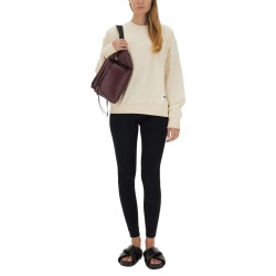 SWEATSHIRT WITH LOGO PATCH