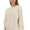 SWEATSHIRT WITH LOGO PATCH