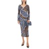 VELVET JACQUARD TULLE DRESS