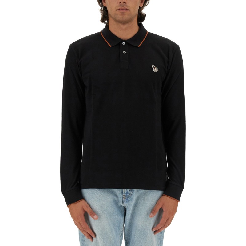 POLO SHIRT WITH ZEBRA PATCH