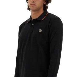 POLO SHIRT WITH ZEBRA PATCH