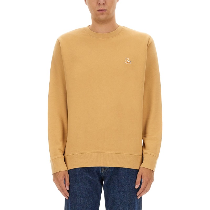 SWEATSHIRT WITH LOGO PATCH