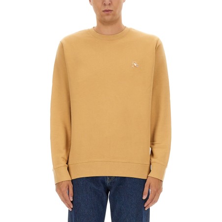 SWEATSHIRT WITH LOGO PATCH