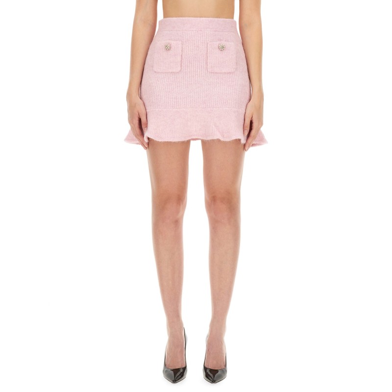 KNITTED MINI SKIRT
