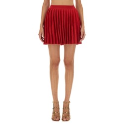 PLEATED MINI SKIRT