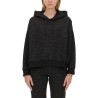SWEATSHIRT WITH ALL OVER LOGO