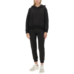SWEATSHIRT WITH ALL OVER LOGO