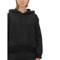 SWEATSHIRT WITH ALL OVER LOGO