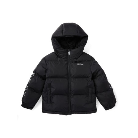 bookish diag short puffer