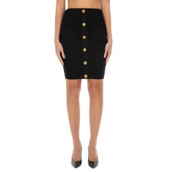 "VICHY" KNIT SKIRT