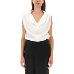 SHIRT WITH DROPPED COLLAR