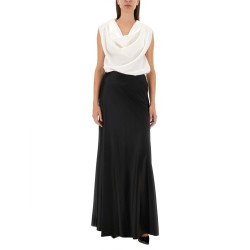 SHIRT WITH DROPPED COLLAR