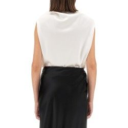 SHIRT WITH DROPPED COLLAR