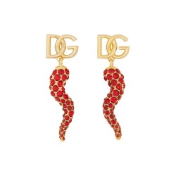 EARRING WITH LOGO AND CORNET