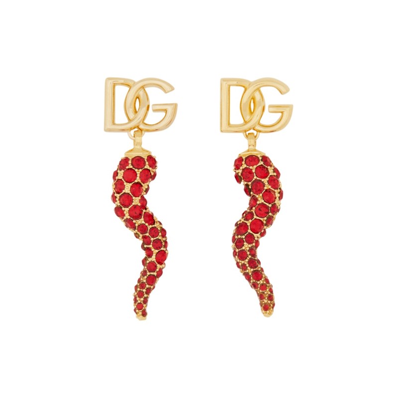 EARRING WITH LOGO AND CORNET