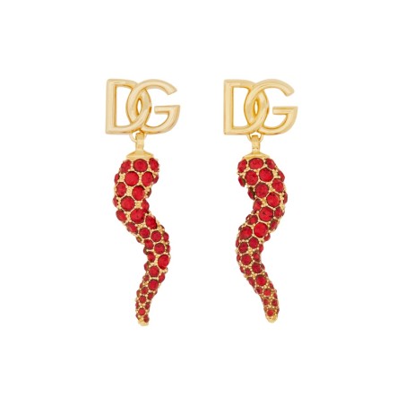 EARRING WITH LOGO AND CORNET