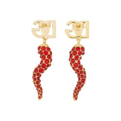 EARRING WITH LOGO AND CORNET