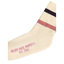 kids' socks high rib/ stripes/ distressed