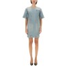 SMART CODES DENIM MINI DRESS