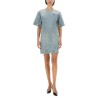 SMART CODES DENIM MINI DRESS