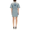 SMART CODES DENIM MINI DRESS