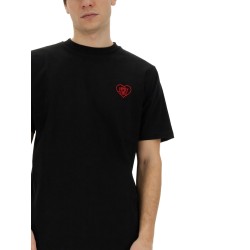 T-SHIRT WITH HEART EMBROIDERY