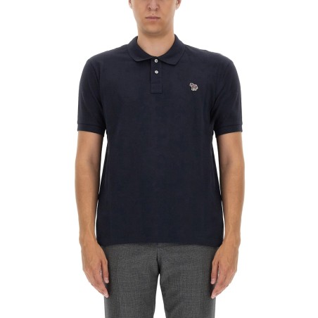 POLO WITH LOGO PATCH
