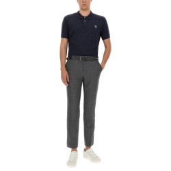 POLO WITH LOGO PATCH