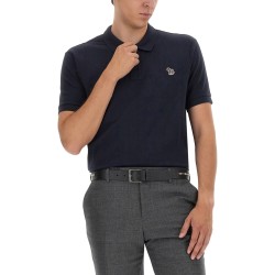 POLO WITH LOGO PATCH