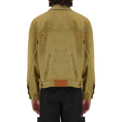 DENIM JACKET DYED IN TEA