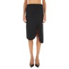PADDED SKIRT WITH TUBE DETAIL