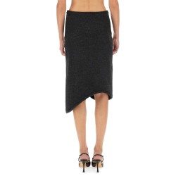 PADDED SKIRT WITH TUBE DETAIL