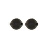 GLOSSY BLACK MINI LOLLIPOP EARRING