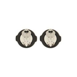 GLOSSY BLACK MINI LOLLIPOP EARRING